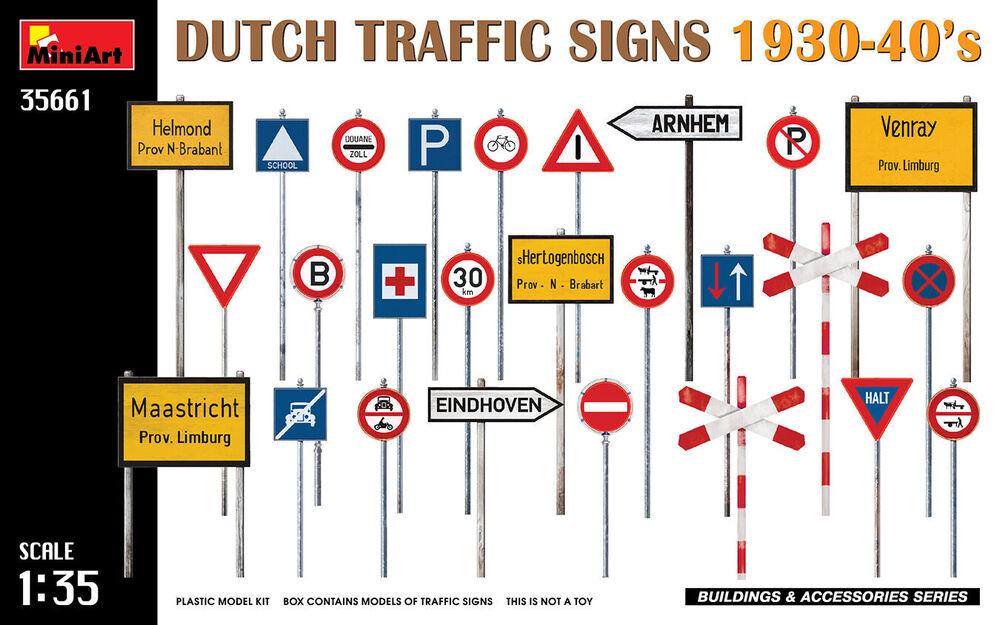 Dutch Traffic Signs 1930-40´s von Mini Art