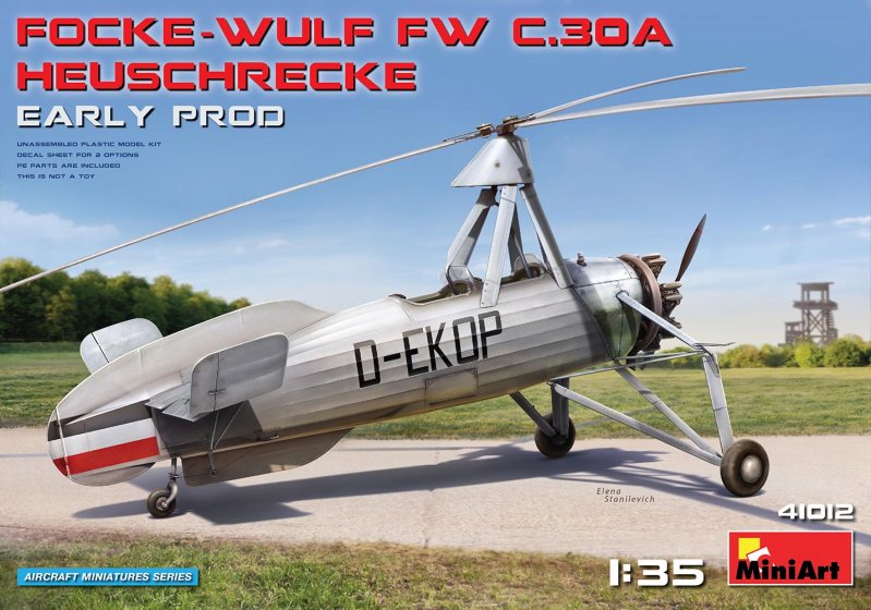 Focke-Wulf Fw C.30A Heuschrecke - Early Production von Mini Art