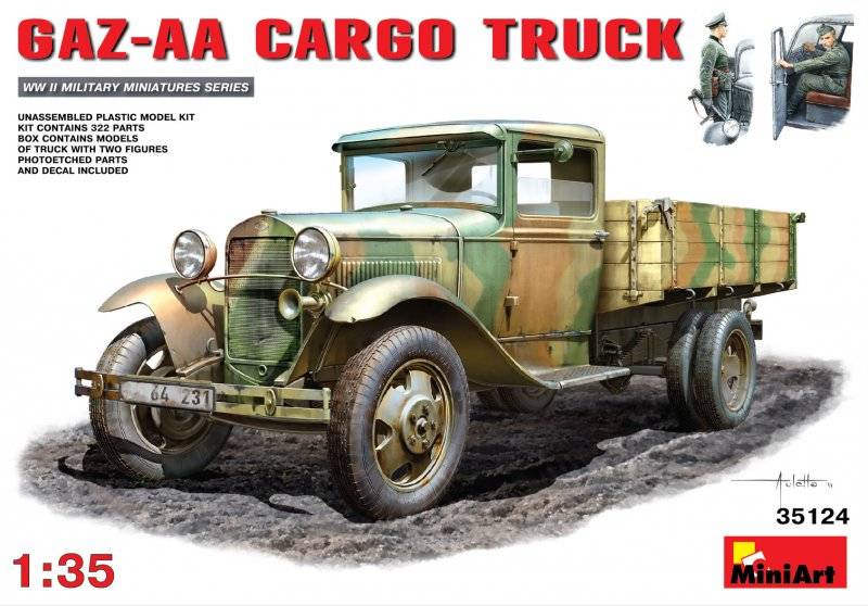 GAZ-AA Cargo Truck von Mini Art