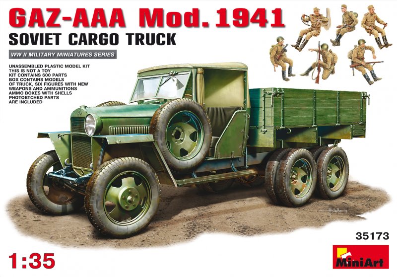 GAZ-AAA Cargo Truck Mod. 1941 von Mini Art