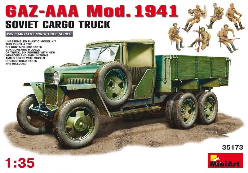 GAZ-AAA Cargo Truck Mod. 1941 von Mini Art