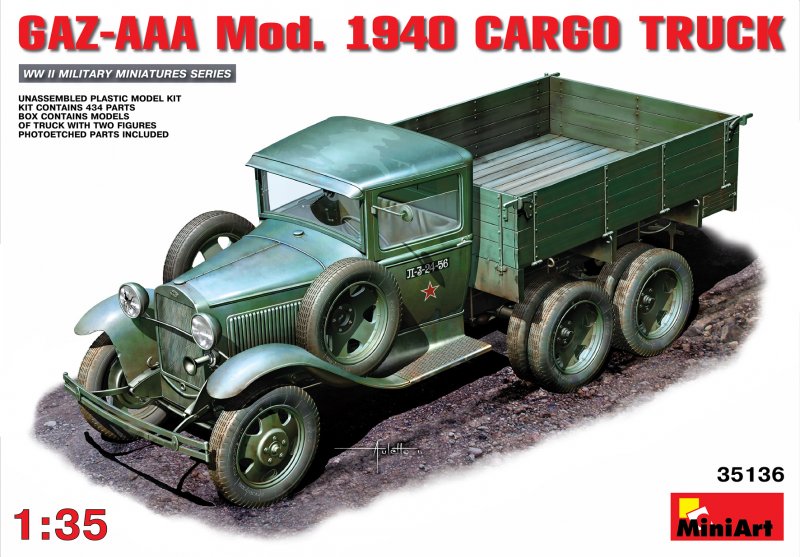 GAZ-AAA Mod. 1940 Cargo Truck von Mini Art