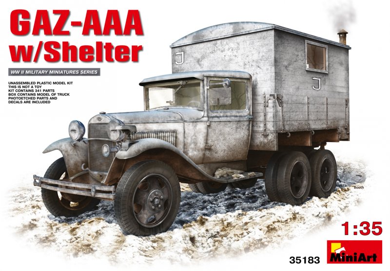 GAZ-AAA with Shelter von Mini Art
