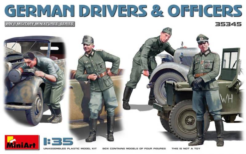German Drivers & Officers von Mini Art