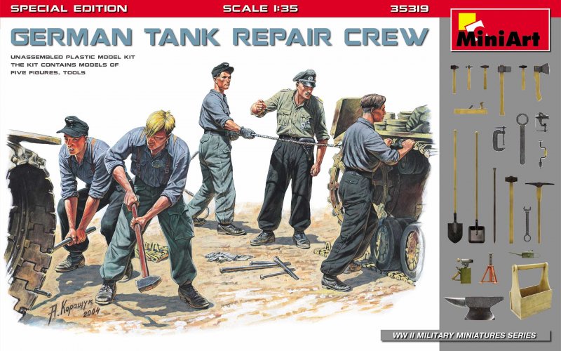 German Tank Repair Crew - Special Edition von Mini Art