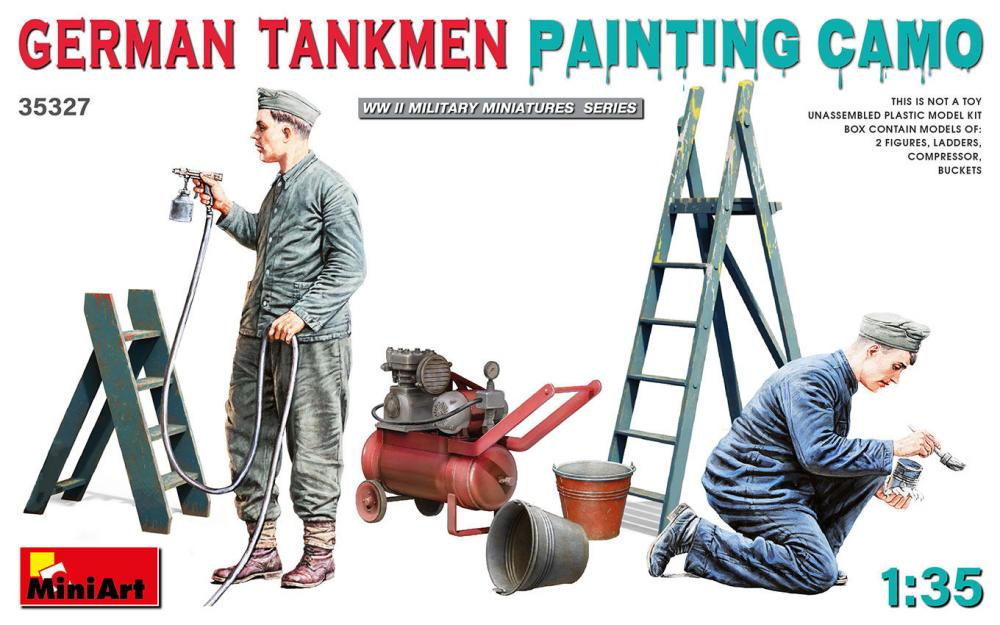 German Tankmen. Painting Camo von Mini Art