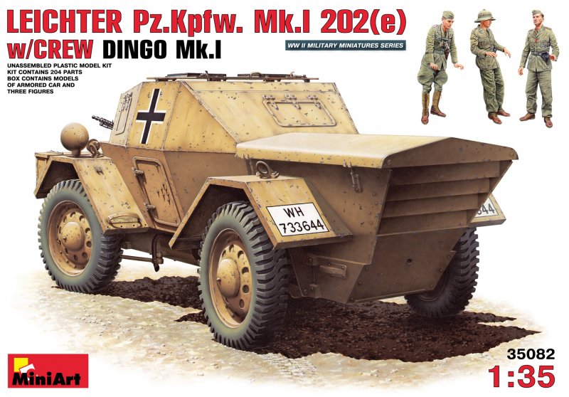 Leichter PzKpfWg Mk. I 202 ( e) with Crew Dingo Mk. I von Mini Art