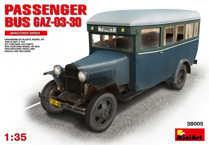 Passanger Bus GAZ-03-30 von Mini Art