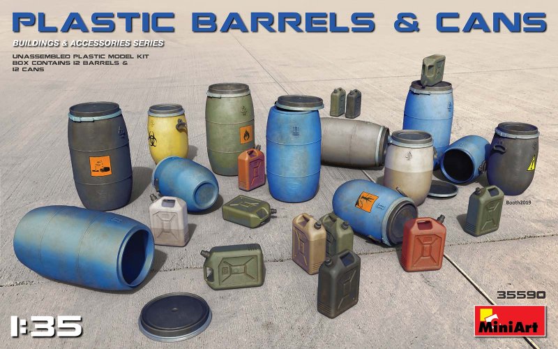 Plastic Barrels & Cans Plastic Barrels & Cans von Mini Art