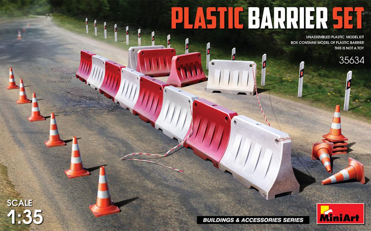 Plastic Barrier Set von Mini Art