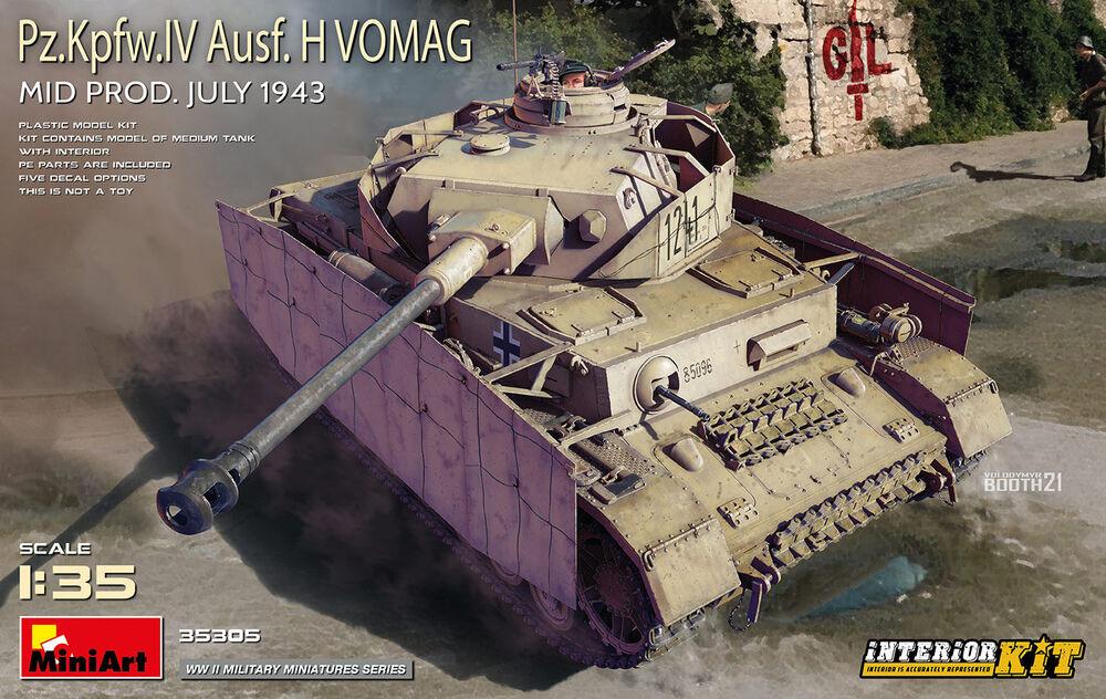 Pz.Kpfw.IV Ausf. H Vomag. Mid Prod. (July 1943) - Interior Kit von Mini Art