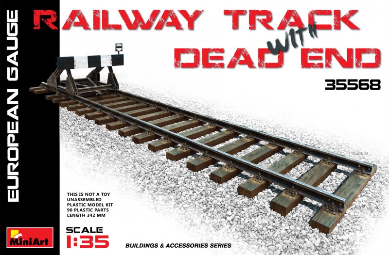 Railway Track & Dead End (European Gauge) von Mini Art