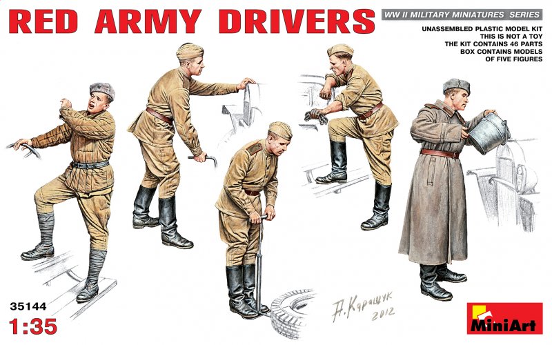 Red Army Drivers von Mini Art