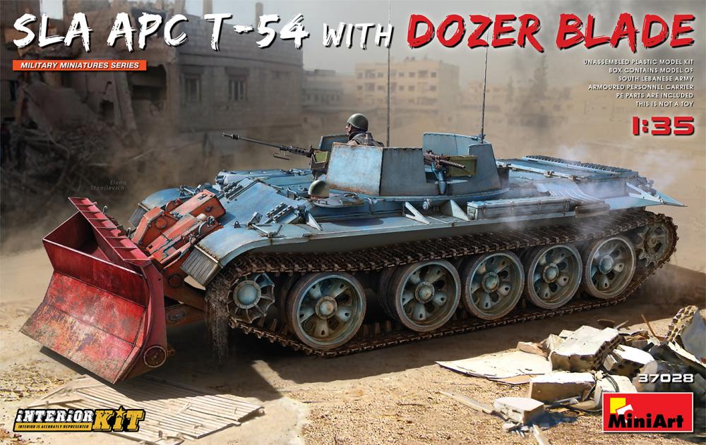 SLA APC T-54 w/Dozer Blade. Interior Kit von Mini Art