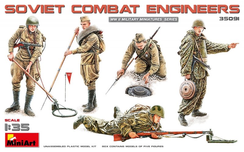 Soviet Combat Engineers von Mini Art