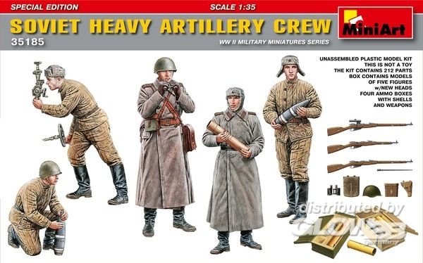 Soviet Heavy Artillery Crew.Special Edition von Mini Art