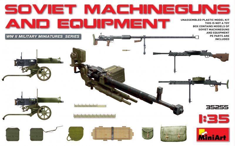 Soviet Machineguns & Equipment von Mini Art
