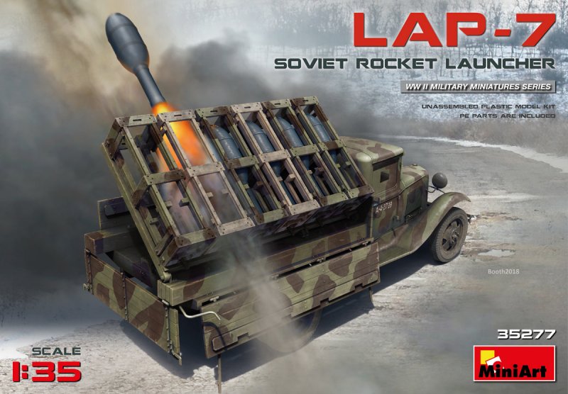 Soviet Rocket Launcher LAP-7 von Mini Art