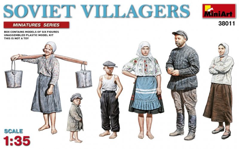 Soviet Villagers von Mini Art