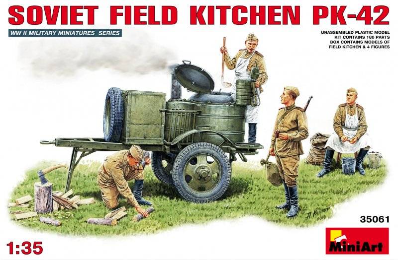 Sowjetische Feldküche KP-42 von Mini Art