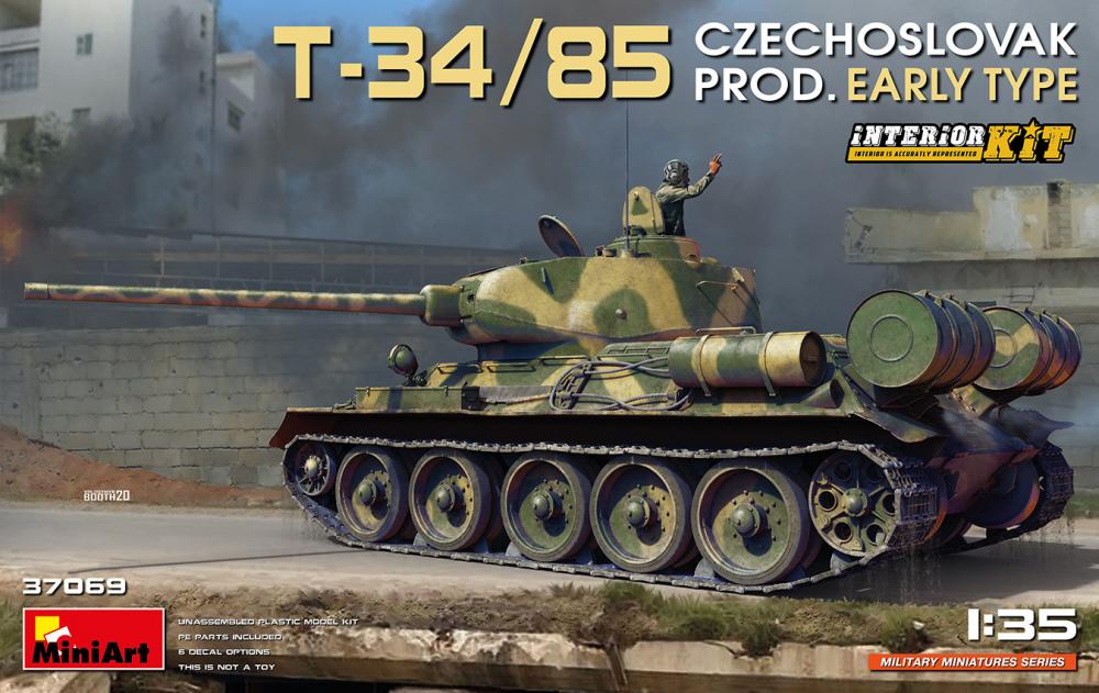 T-34/85 Czechoslovak Prod. Early Type - Interior Kit von Mini Art