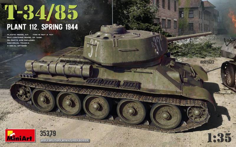 T-34/85 Plant.112 Frühjahr 1944 von Mini Art