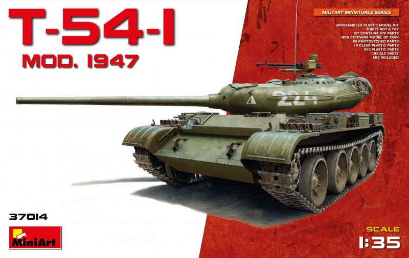 T-54-1 Soviet Medium Tank von Mini Art