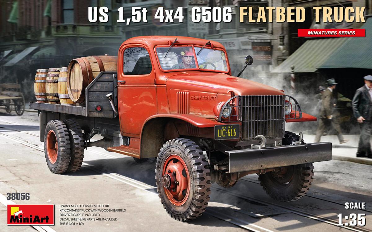 US 1,5t 4x4 G506 Flatbed Truck von Mini Art