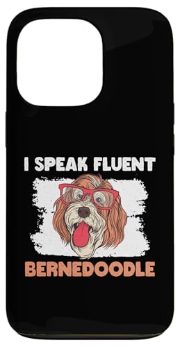 Bernedoodle Mama Papa Hülle für iPhone 13 Pro von Mini Bernedoodle Gifts for Owners