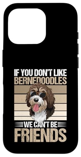 Bernedoodle Mama Papa Hülle für iPhone 16 Pro von Mini Bernedoodle Gifts for Owners