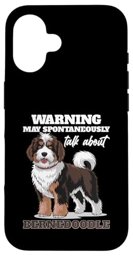 Bernedoodle Mama Papa Hülle für iPhone 16 von Mini Bernedoodle Gifts for Owners