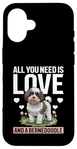 Bernedoodle Mama Papa Hülle für iPhone 16 Bernedoodle Mama Papa Hülle für iPhone 16 von Mini Bernedoodle Gifts for Owners