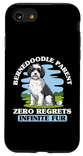 Bernedoodle Mama Papa Hülle für iPhone SE (2020) / 7 / 8 von Mini Bernedoodle Gifts for Owners