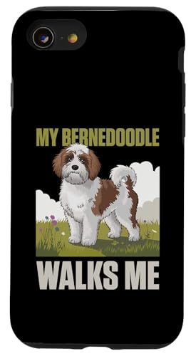 Bernedoodle Mama Papa Hülle für iPhone SE (2020) / 7 / 8 von Mini Bernedoodle Gifts for Owners