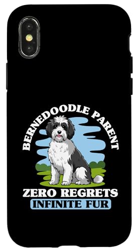 Bernedoodle Mama Papa Hülle für iPhone X/XS Bernedoodle Mama Papa Hülle für iPhone X/XS von Mini Bernedoodle Gifts for Owners