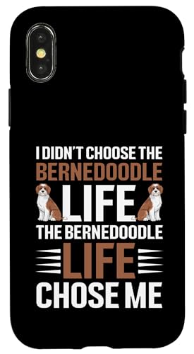 Bernedoodle Mama Papa Hülle für iPhone X/XS Bernedoodle Mama Papa Hülle für iPhone X/XS von Mini Bernedoodle Gifts for Owners