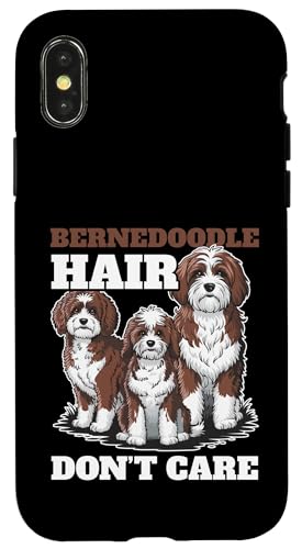 Bernedoodle Mama Papa Hülle für iPhone X/XS Bernedoodle Mama Papa Hülle für iPhone X/XS von Mini Bernedoodle Gifts for Owners