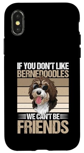 Bernedoodle Mama Papa Hülle für iPhone X/XS Bernedoodle Mama Papa Hülle für iPhone X/XS von Mini Bernedoodle Gifts for Owners