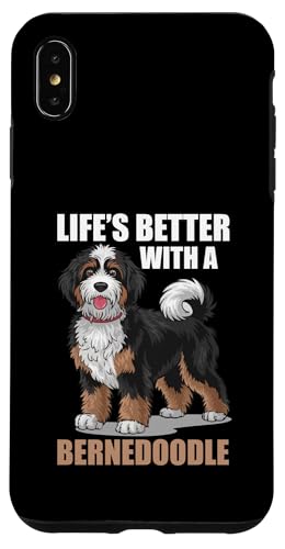 Bernedoodle Mama Papa Hülle für iPhone XS Max von Mini Bernedoodle Gifts for Owners