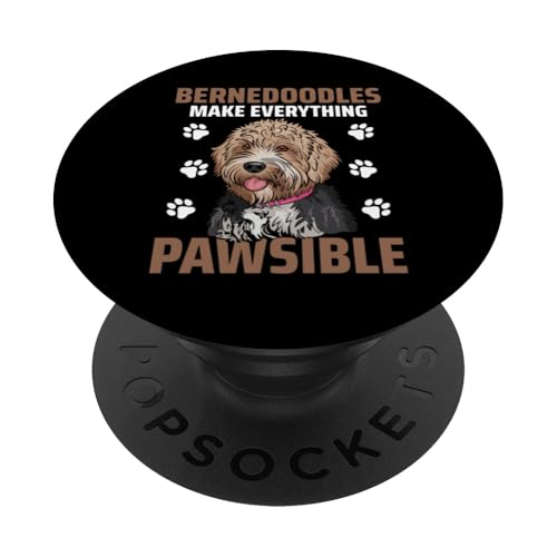 Bernedoodle Mama Papa PopSockets Klebender PopGrip Bernedoodle Mama Papa PopSockets Klebender PopGrip von Mini Bernedoodle Gifts for Owners