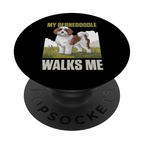 Bernedoodle Mama Papa PopSockets Klebender PopGrip Bernedoodle Mama Papa PopSockets Klebender PopGrip von Mini Bernedoodle Gifts for Owners