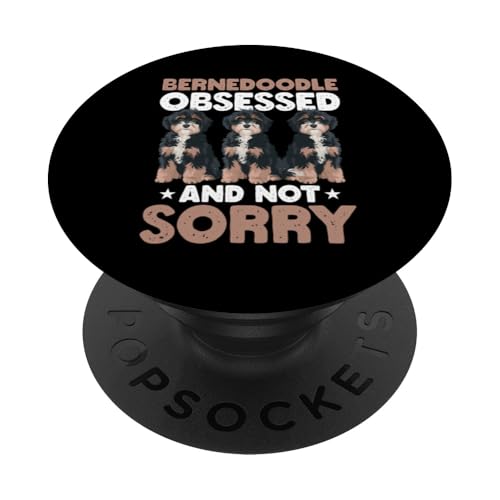 Bernedoodle Mama Papa PopSockets Klebender PopGrip Bernedoodle Mama Papa PopSockets Klebender PopGrip von Mini Bernedoodle Gifts for Owners