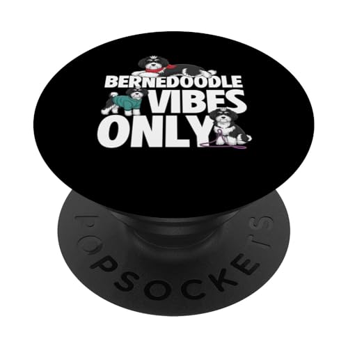 Bernedoodle Mama Papa PopSockets Klebender PopGrip Bernedoodle Mama Papa PopSockets Klebender PopGrip von Mini Bernedoodle Gifts for Owners
