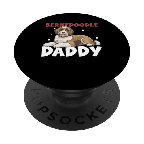 Bernedoodle Mama Papa PopSockets Klebender PopGrip Bernedoodle Mama Papa PopSockets Klebender PopGrip von Mini Bernedoodle Gifts for Owners