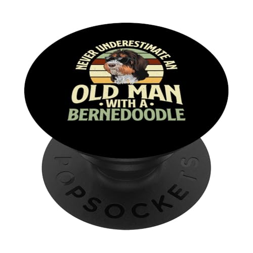 Bernedoodle Mama Papa PopSockets Klebender PopGrip Bernedoodle Mama Papa PopSockets Klebender PopGrip von Mini Bernedoodle Gifts for Owners