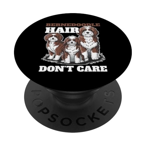 Bernedoodle Mama Papa PopSockets Klebender PopGrip Bernedoodle Mama Papa PopSockets Klebender PopGrip von Mini Bernedoodle Gifts for Owners