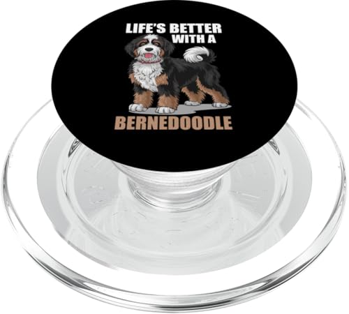 Bernedoodle Mama Papa PopSockets PopGrip für MagSafe Bernedoodle Mama Papa PopSockets PopGrip für MagSafe von Mini Bernedoodle Gifts for Owners