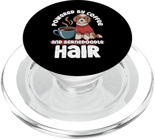 Bernedoodle Mama Papa PopSockets PopGrip für MagSafe von Mini Bernedoodle Gifts for Owners