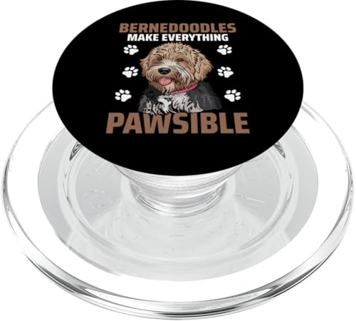 Bernedoodle Mama Papa PopSockets PopGrip für MagSafe Bernedoodle Mama Papa PopSockets PopGrip für MagSafe von Mini Bernedoodle Gifts for Owners