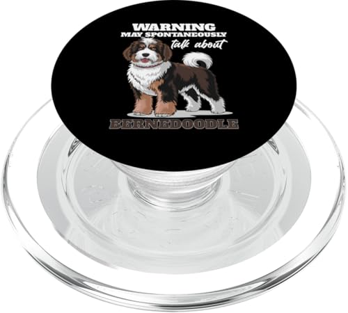 Bernedoodle Mama Papa PopSockets PopGrip für MagSafe von Mini Bernedoodle Gifts for Owners